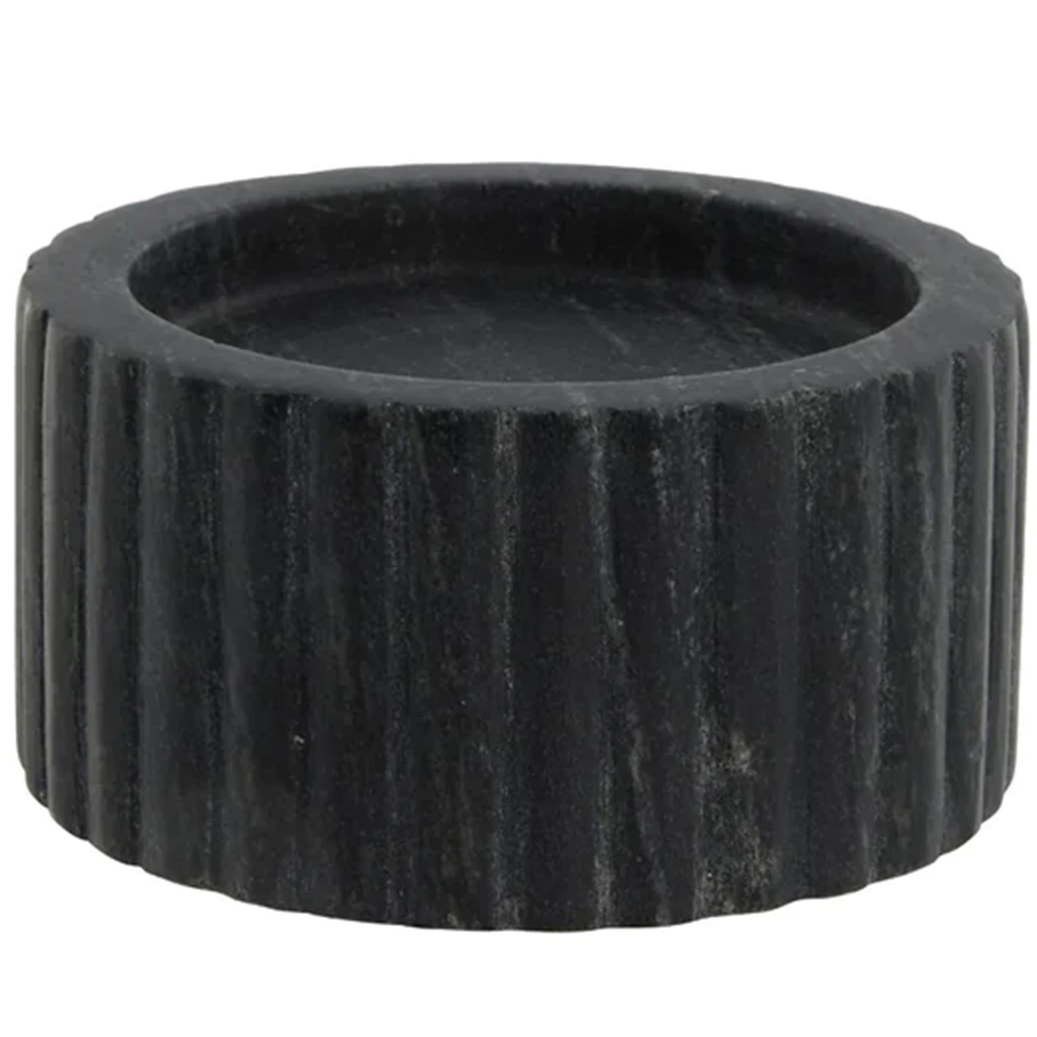 Lene Bjerre Eliana Lysestage 5 Cm - Lysestager Marmor Sort - A00024908