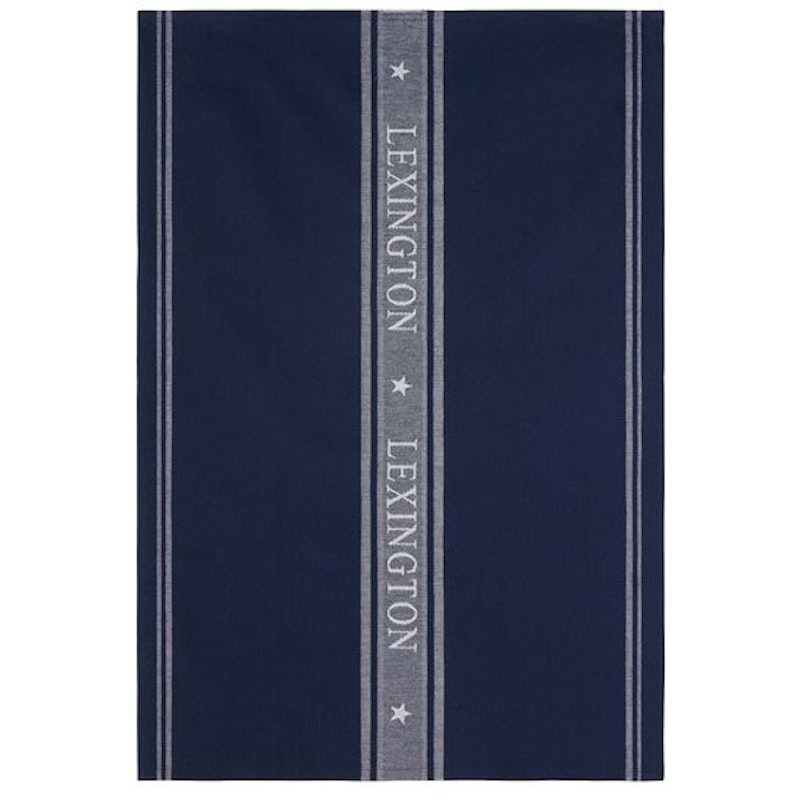 Icons Cotton Jacquard Star Viskestykke 50x70 cm, Dress Blue