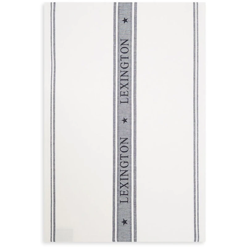 Icons Cotton Jacquard Star Viskestykke 50x70 cm, Hvidt