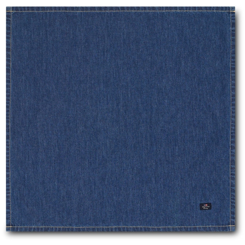 Icons Cotton Twill Denim Serviet, 50x50 cm