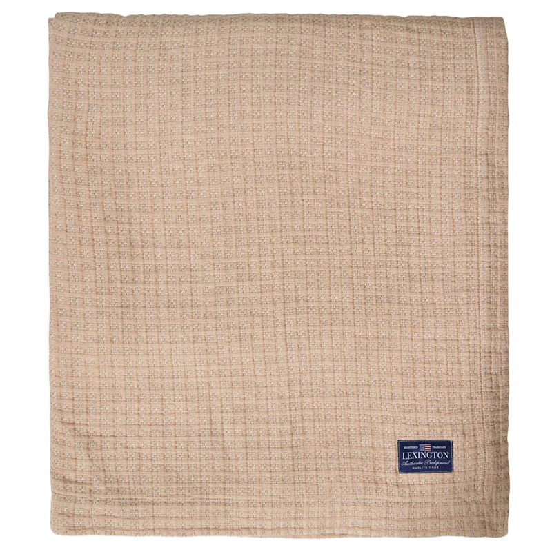 Jacquard Sengetæppe 260x240 cm, Fudge