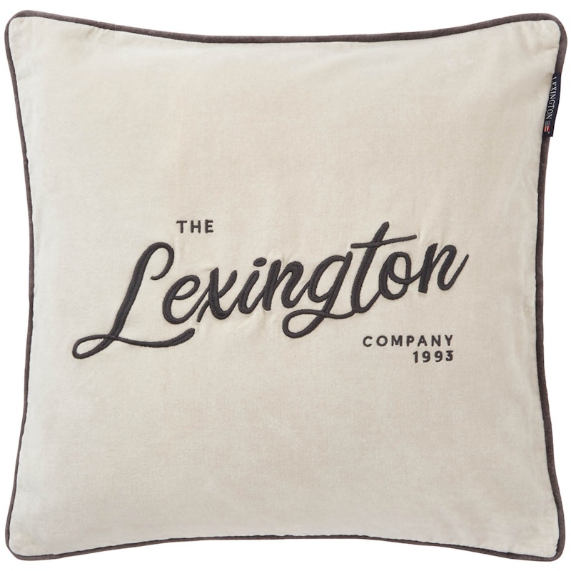 Lex Organic Cotton Velvet Pudebetræk 50x50 cm, Beige