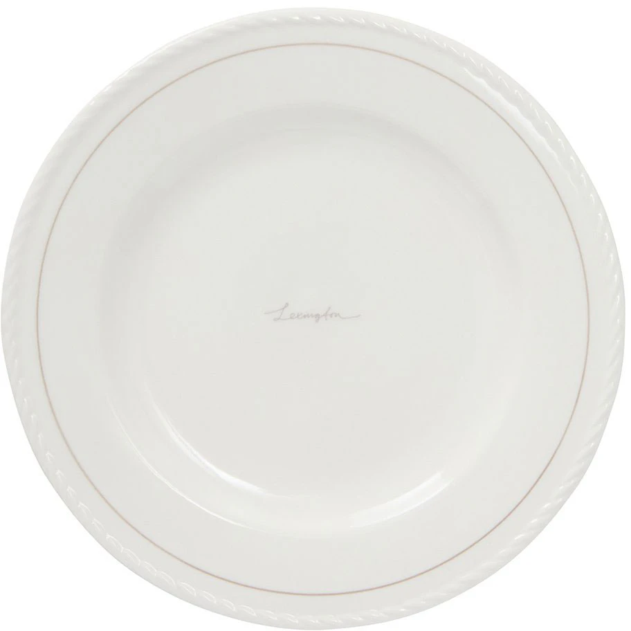 Lexington Porcelain Desserttallerken 22 Cm 4-pak / Beige - Asietter Porcel&aelig;n Hvid - 10008113-1620-ONE