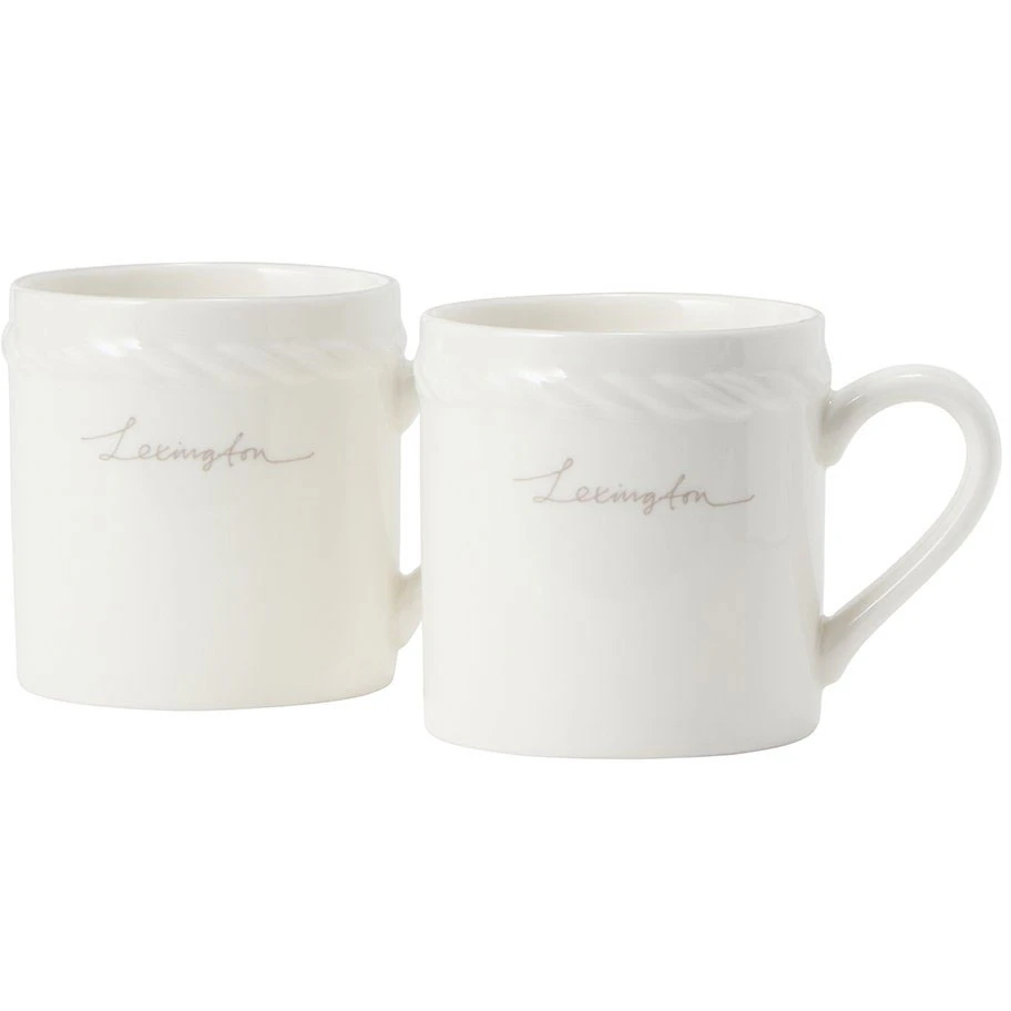 Lexington Porcelain Espressokop 5 Cm 2-pak / Beige - Espressokopper Porcel&aelig;n Hvid - 10008111-1620-ONE