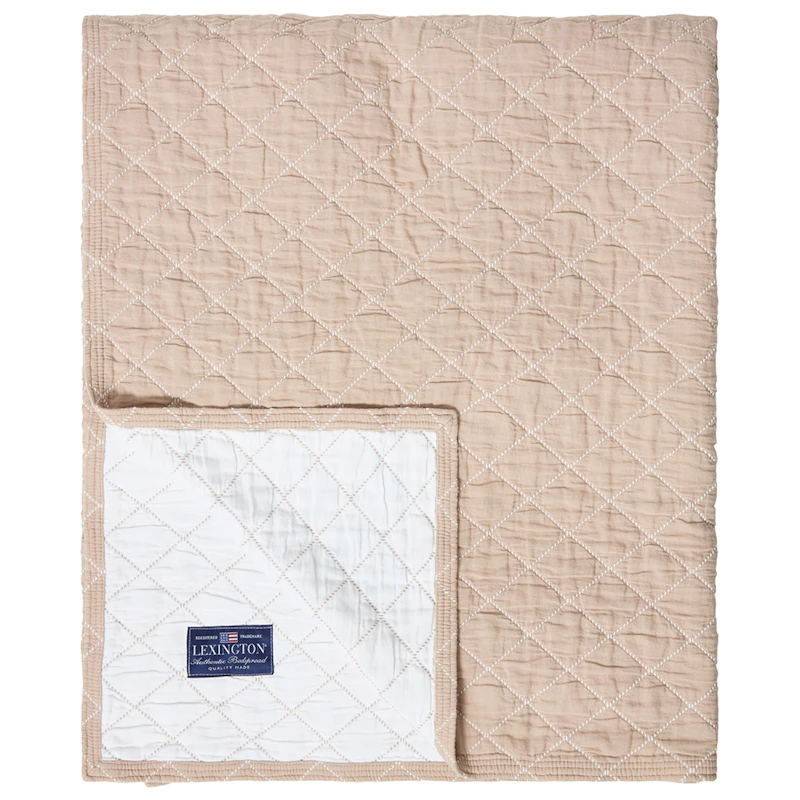 Sengetæppe 240x260 cm, Beige