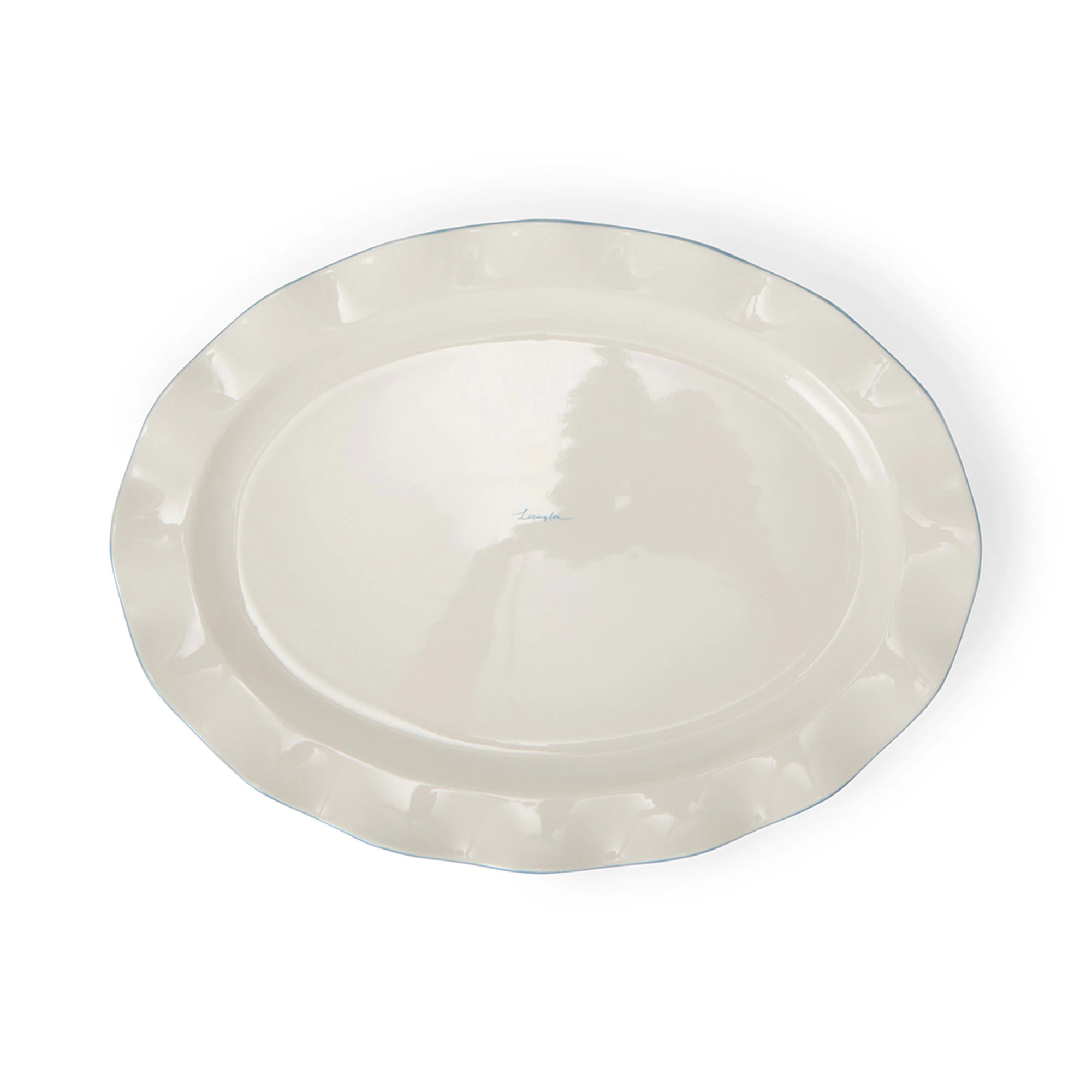 Lexington Serving Dish 42x29 Cm - Serveringsfad Stent&oslash;j Hvid - 12618008-1600-ONE