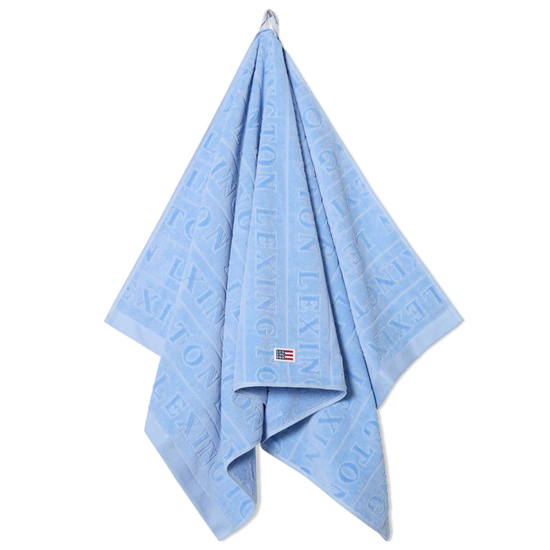 Velour Jacquard Håndklæde 70x130 cm, Blue Sky