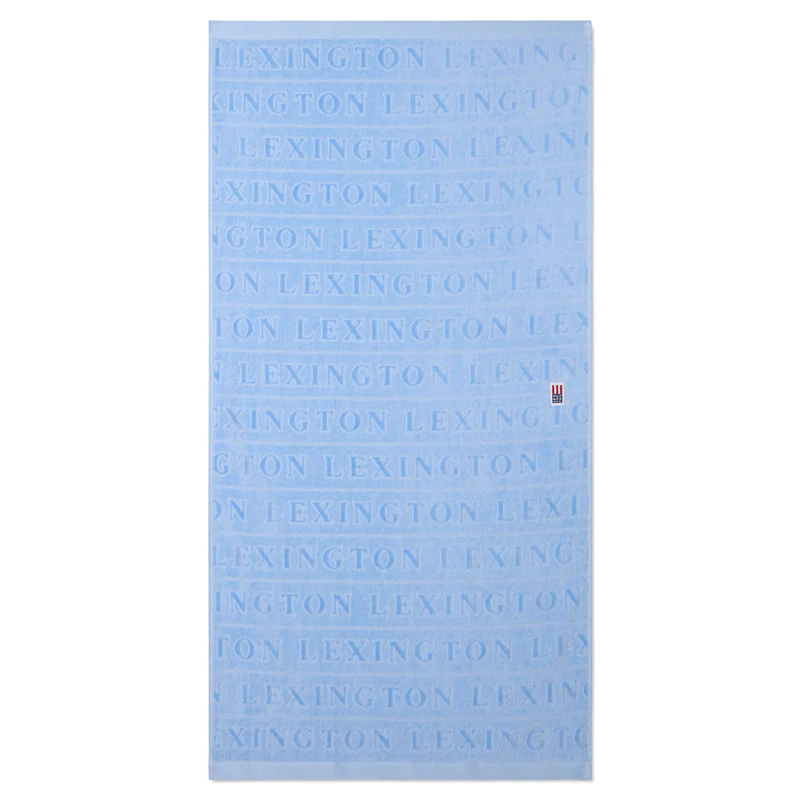 Velour Jacquard Håndklæde 100x150 cm, Blue Sky