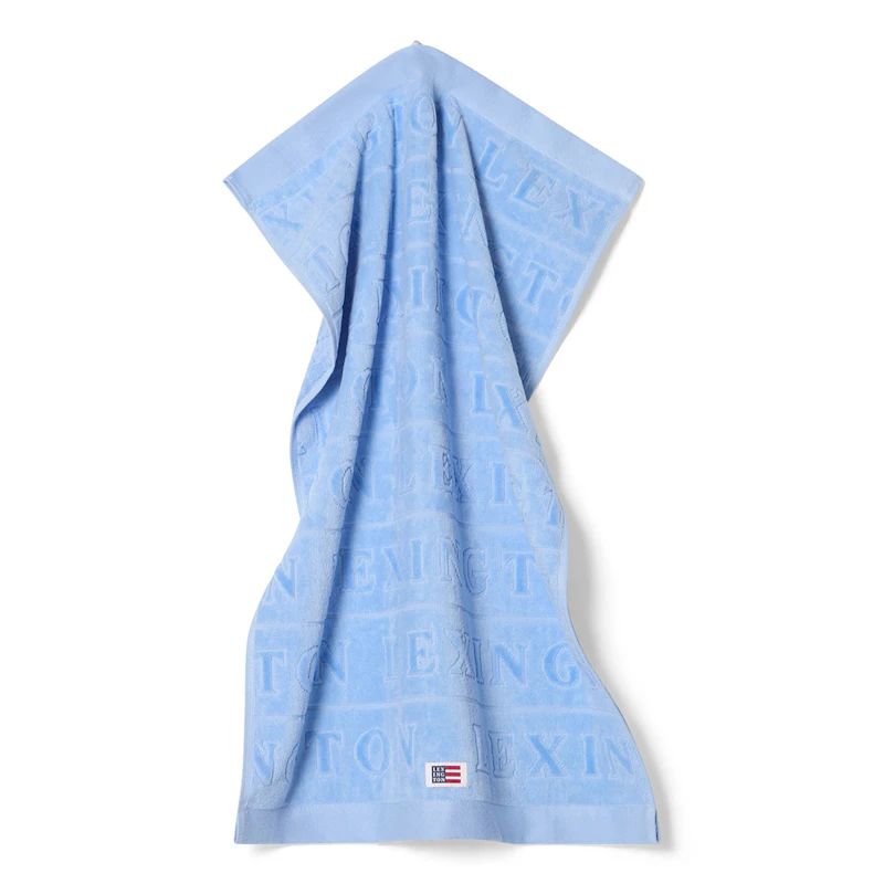 Velour Jacquard Håndklæde 30x50 cm, Blue Sky