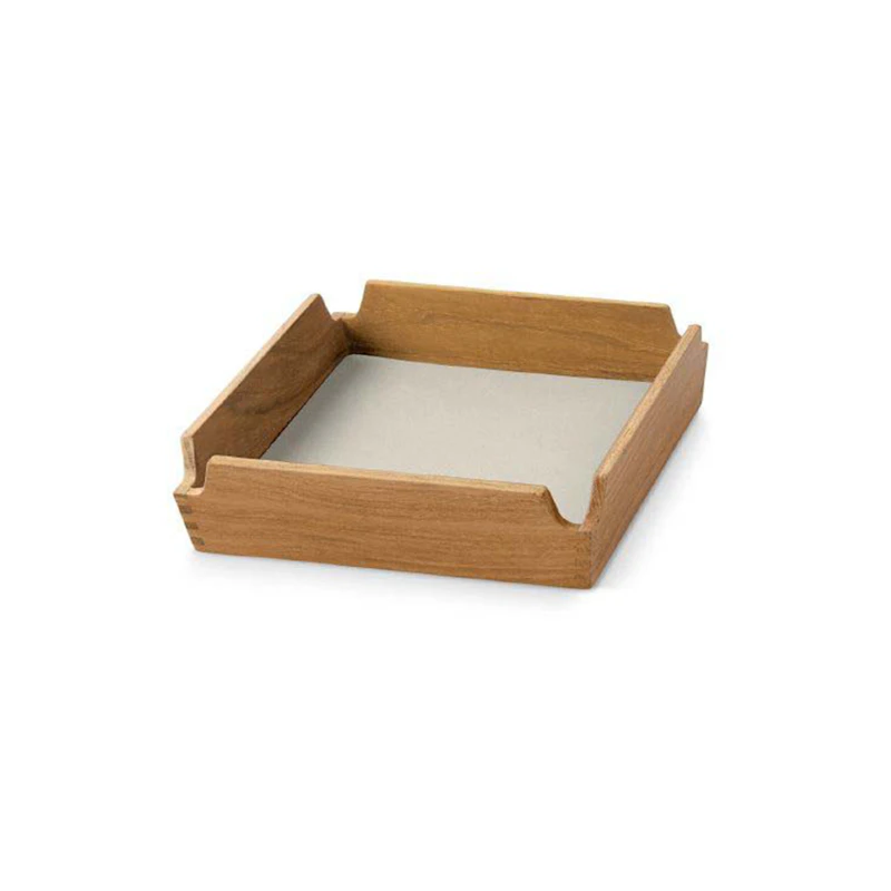Airy Teak Bakke Mini, Oyster White