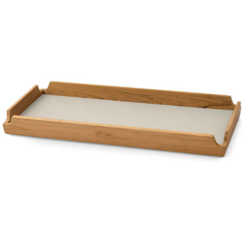 Airy Teak Bakke Slim, Oyster White
