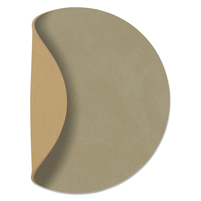 Circle Vendbar Glasbrik 10 cm, Herbal Dust/Khaki