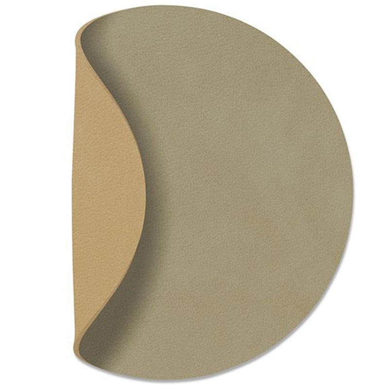 Circle Vendbar Glasbrik 10 cm, Herbal Dust/Khaki
