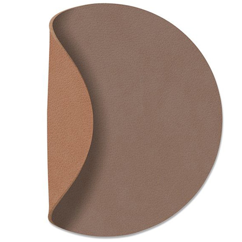 Circle Vendbar Glasbrik 10 cm, Truffle/Old Rose