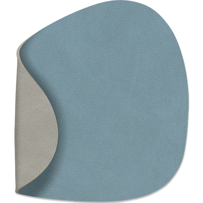 Curve Glasunderlag 11x13cm, Light Blue/ Light Grey