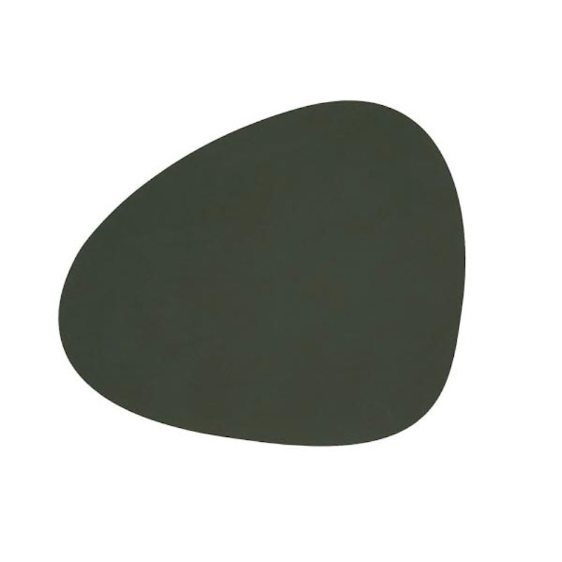 Curve Dækkeserviet Nupo 24x28 cm, Mørkegrøn