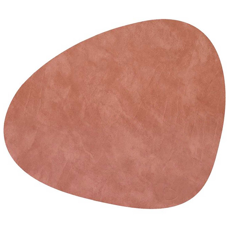 Curve Dækkeserviet Nupo 24x28 cm, Blegrød