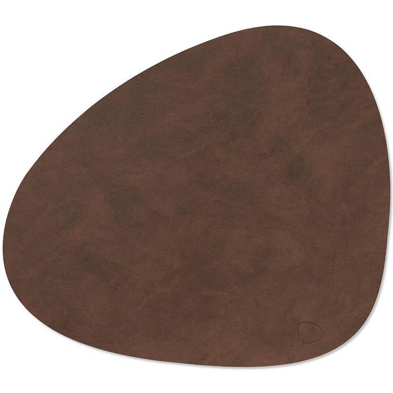 Curve L Dækkeserviet Nupo 37x44 cm, Mørkebrun