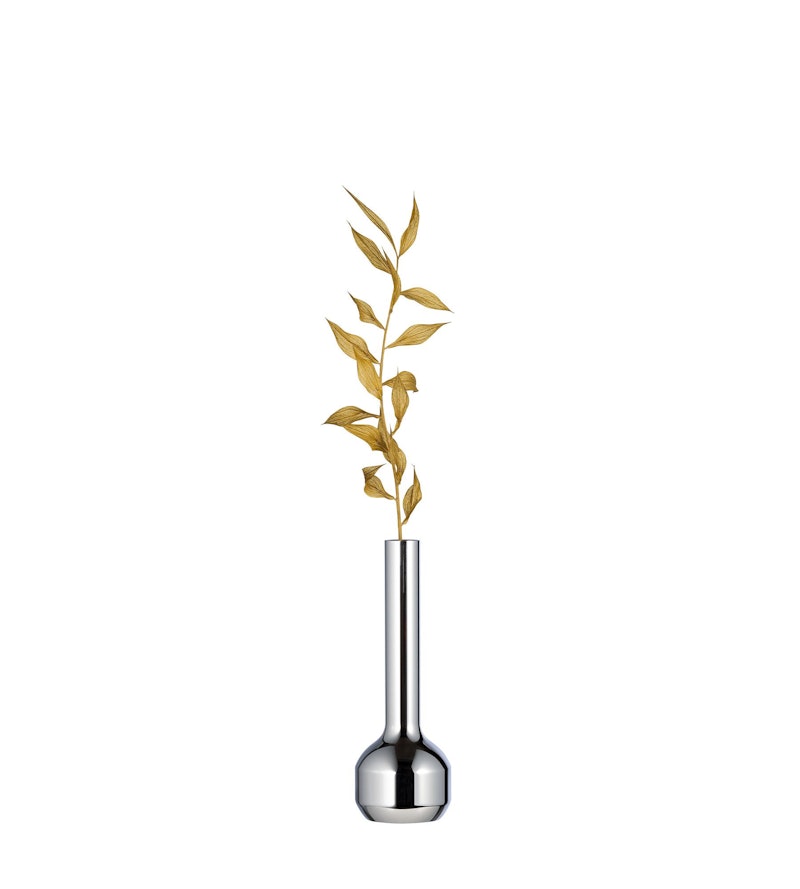 Silhouette Vase 12 cm, Krom