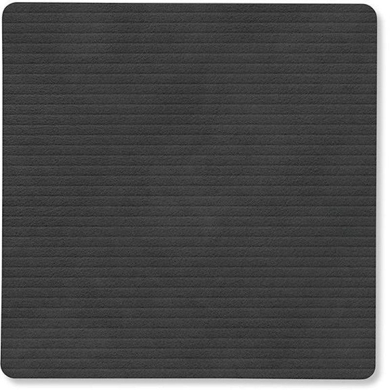 Square Corduroy Glasbrik, Sort