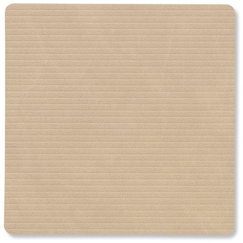Square Corduroy Glasbrik, Sand