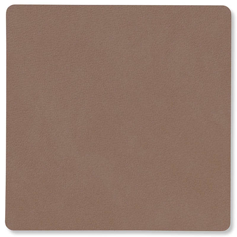 Square Glasunderlag Nupo 10x10 cm, Truffle