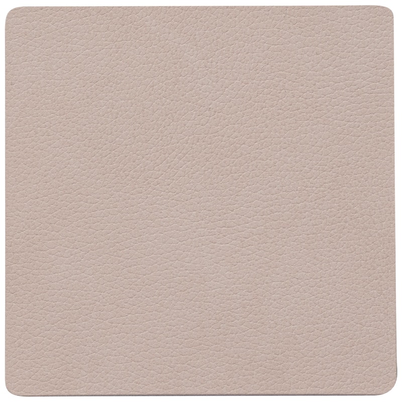 Square Glasunderlag Nupo 10x10 cm, Clay Brown