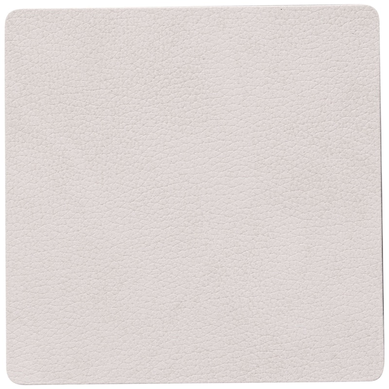 Square Glasunderlag Nupo 10x10 cm, Oyster White