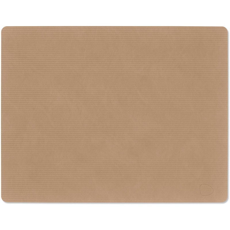 Square L Corduroy Dækkeserviet, Nougat
