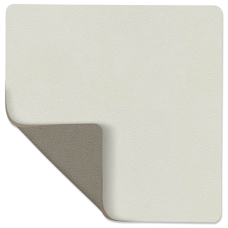 Square Vendbar Glasbrik 10x10 cm, Linen /Flint Grey