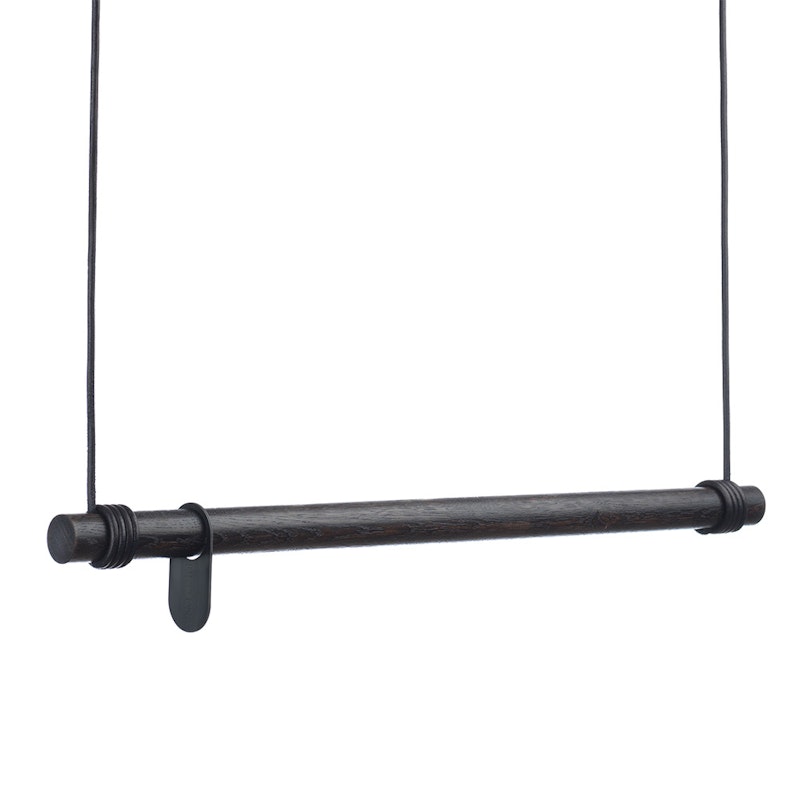 Swing Tøjstativ 80cm, Sort/Sort Læder