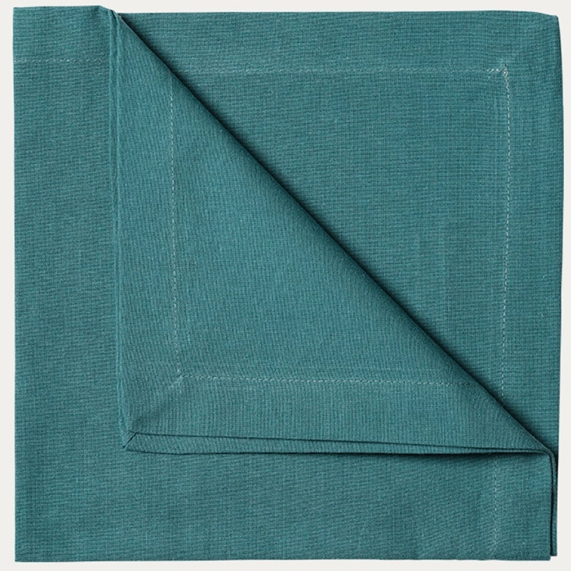 Robert Stofserviet 45x45 cm 4-pak, Dark Turqouise