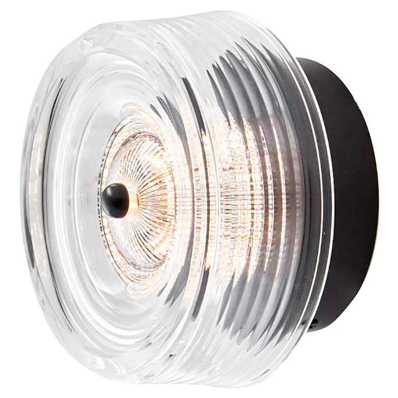 Glow Væglampe Ø16 cm, Sort