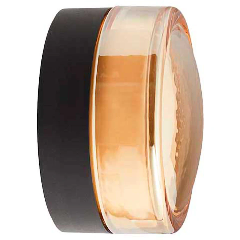 Loom Design Otto Convex Clear Væglampe Ø13 cm, Amber