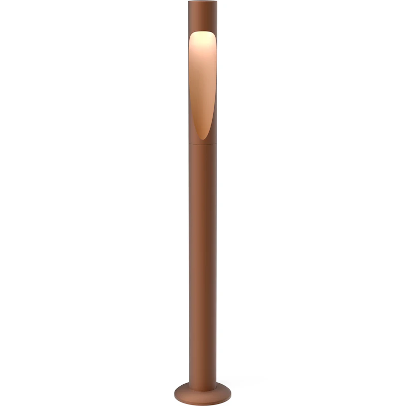 Flindt Garden Pullert Lang Corten Base Uden Adapter, 2700K