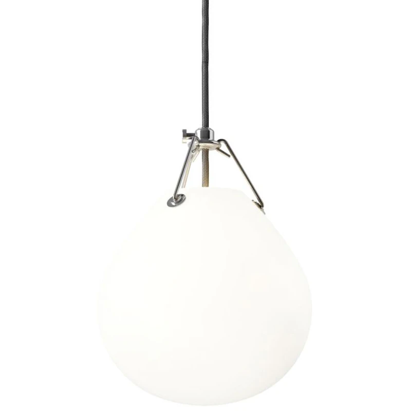 Moser Pendel Ø185 Mat hvidt opalt glas