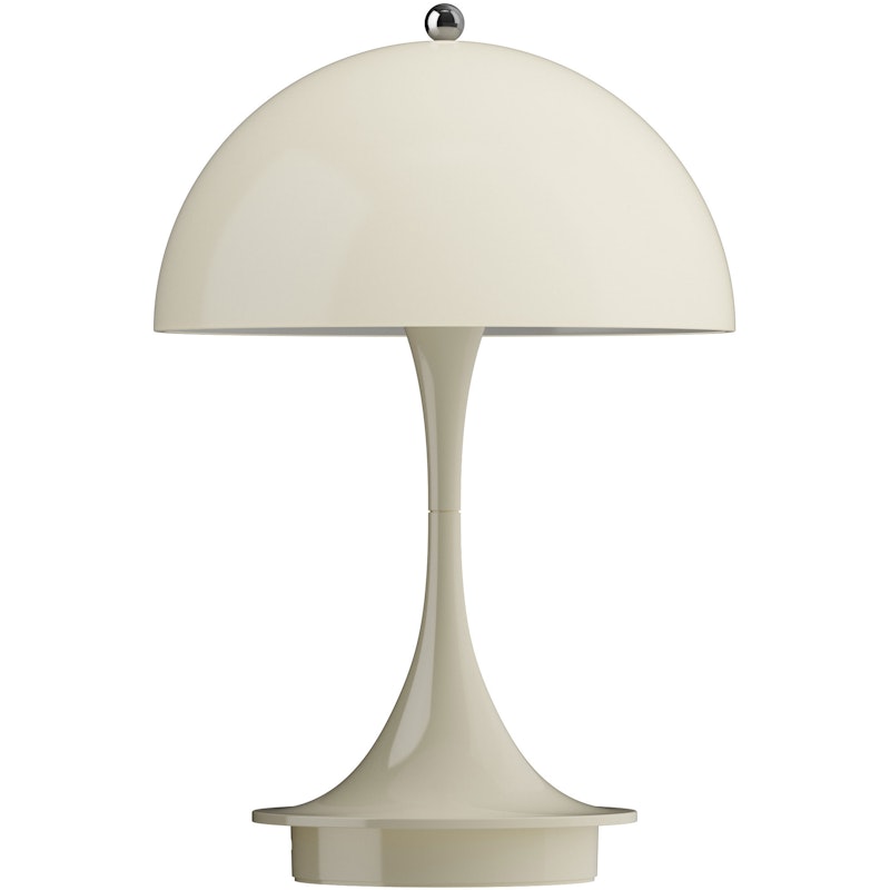 Panthella 160 Bordlampe Bærbar V3, Opal Beige