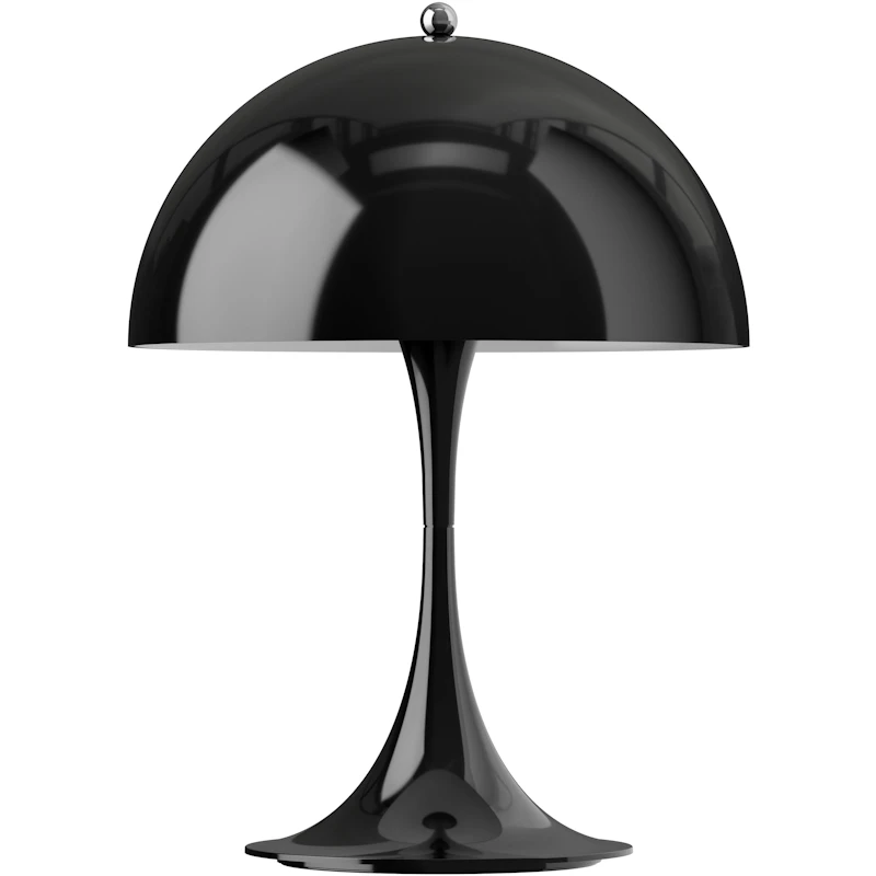 Panthella 250 Bordlampe Bærbar, Opaque Black
