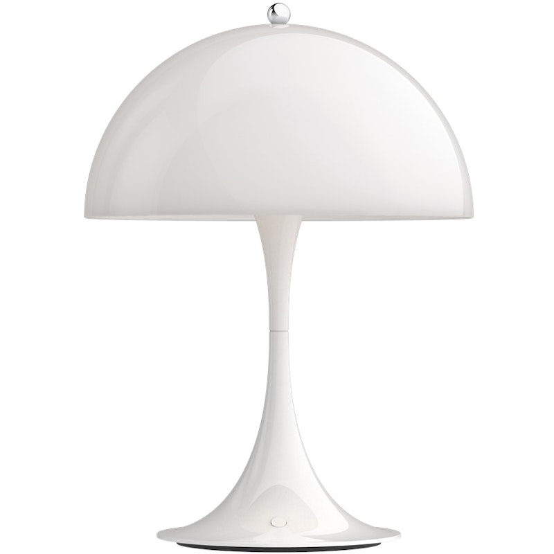 Panthella 250 Bordlampe Bærbar, White Opal Acryl