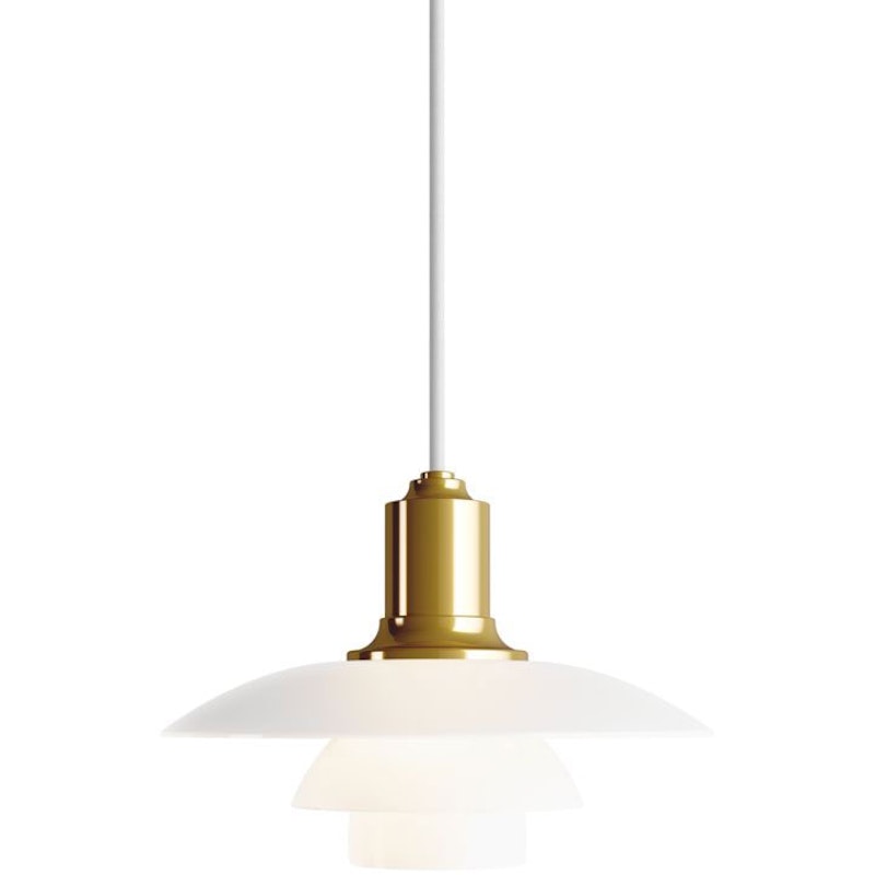 PH 2/1 Pendant light, White Opal Glass