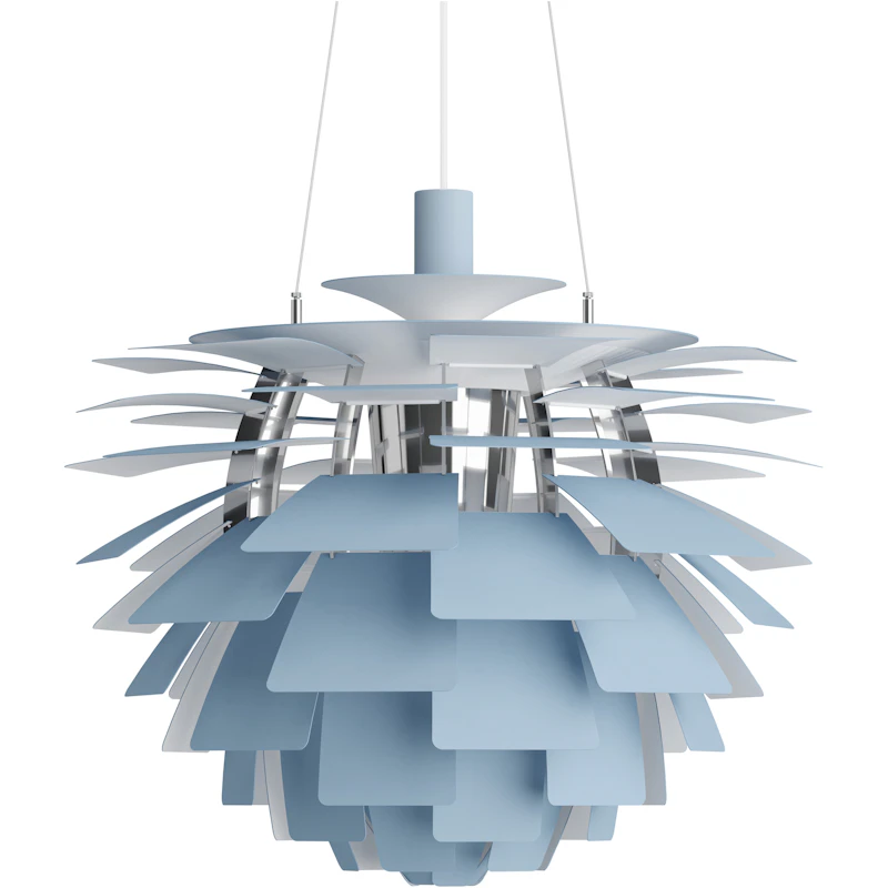 PH Artichoke Pendel 60 cm, Krom / Dusty Blue