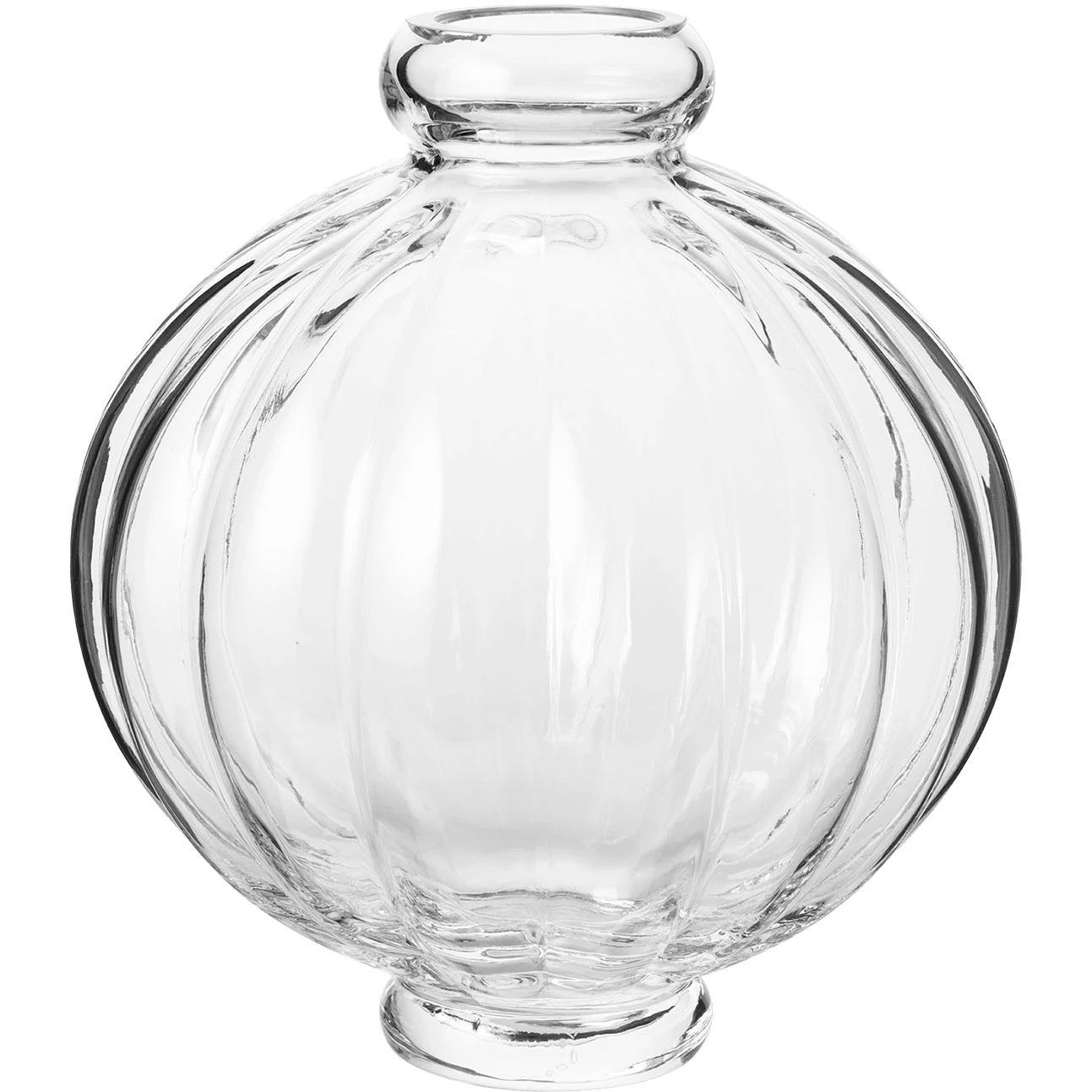Louise Roe Balloon 01 Vase 25 Cm - Vaser Mundbl&aelig;st Glas Klar - 10515-1-74