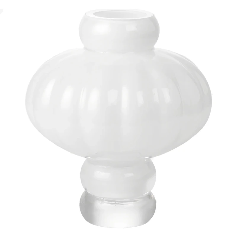 Balloon 02 Vase 20 cm, Opalhvid