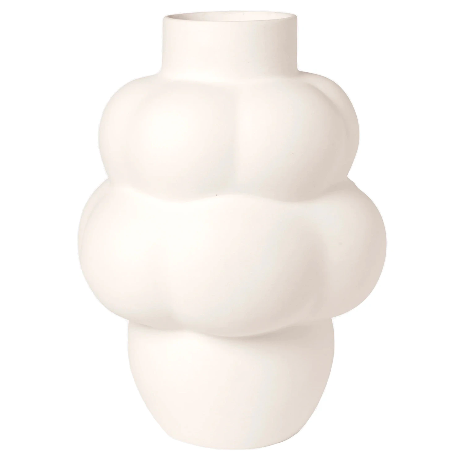 Louise Roe Balloon 04 Vase Grande - Vaser Keramik Raw White - 10160-9-41
