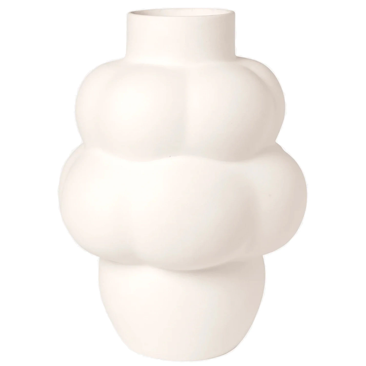 Louise Roe Balloon 04 Vase Petit - Vaser Keramik Raw White - 10160-9-40