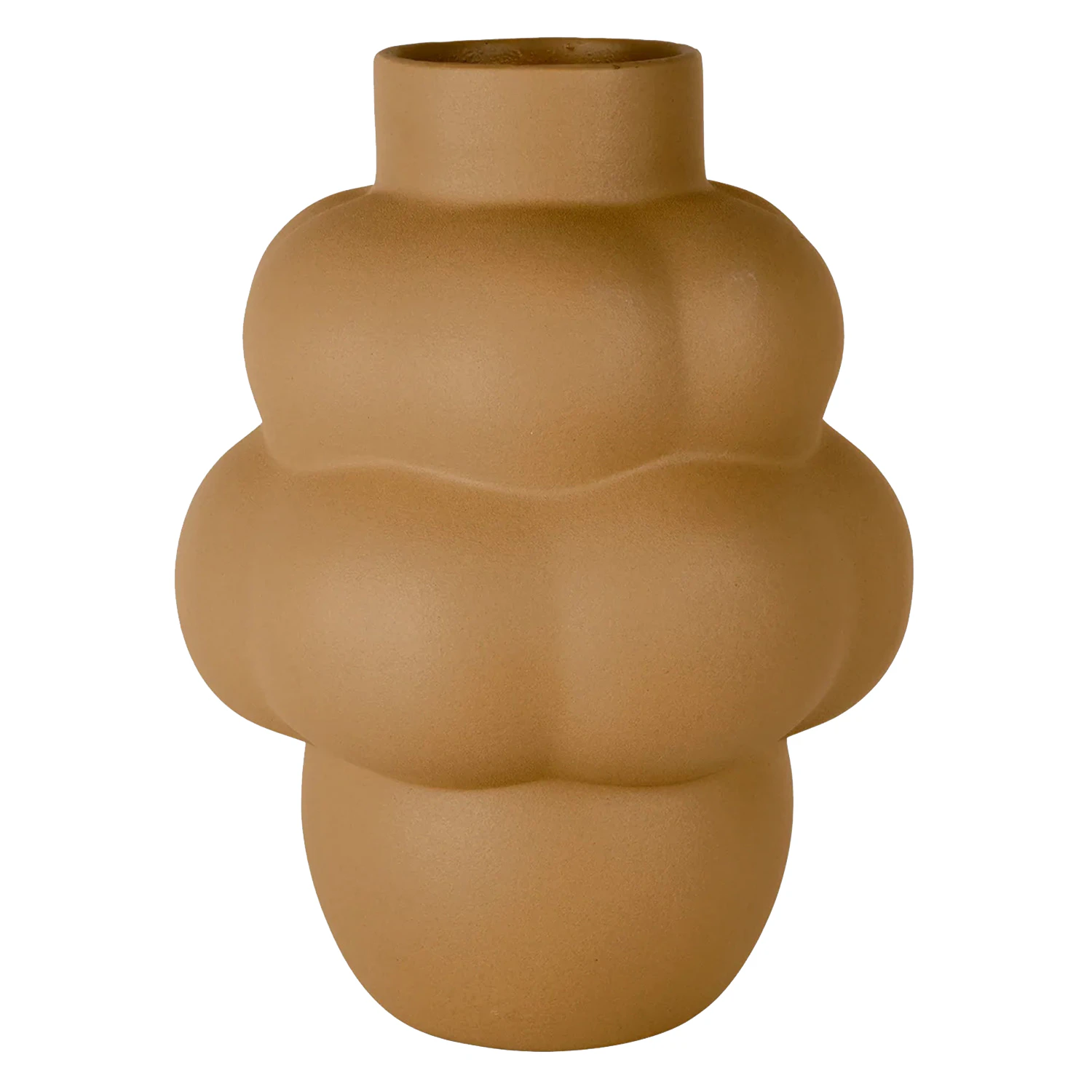 Louise Roe Balloon Petit Vase 18 Cm - Vaser Keramik Sanded Ocker - 10160-15-40