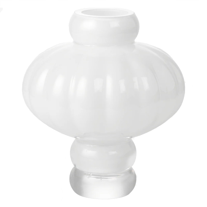 Balloon 02 Vase 20 cm, Opalhvid