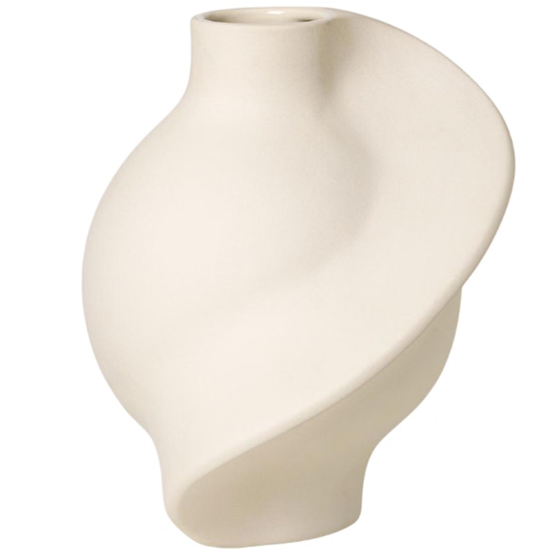 Pirout 01 Vase 25 cm, Raw White