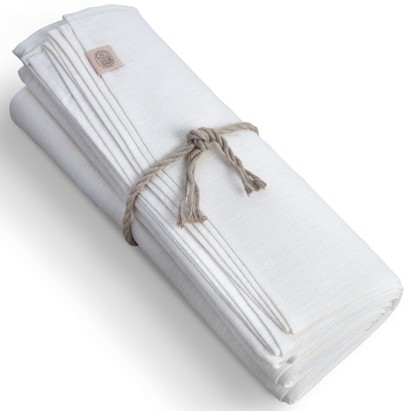 Classic Round Dug Ø170 cm, råhvid