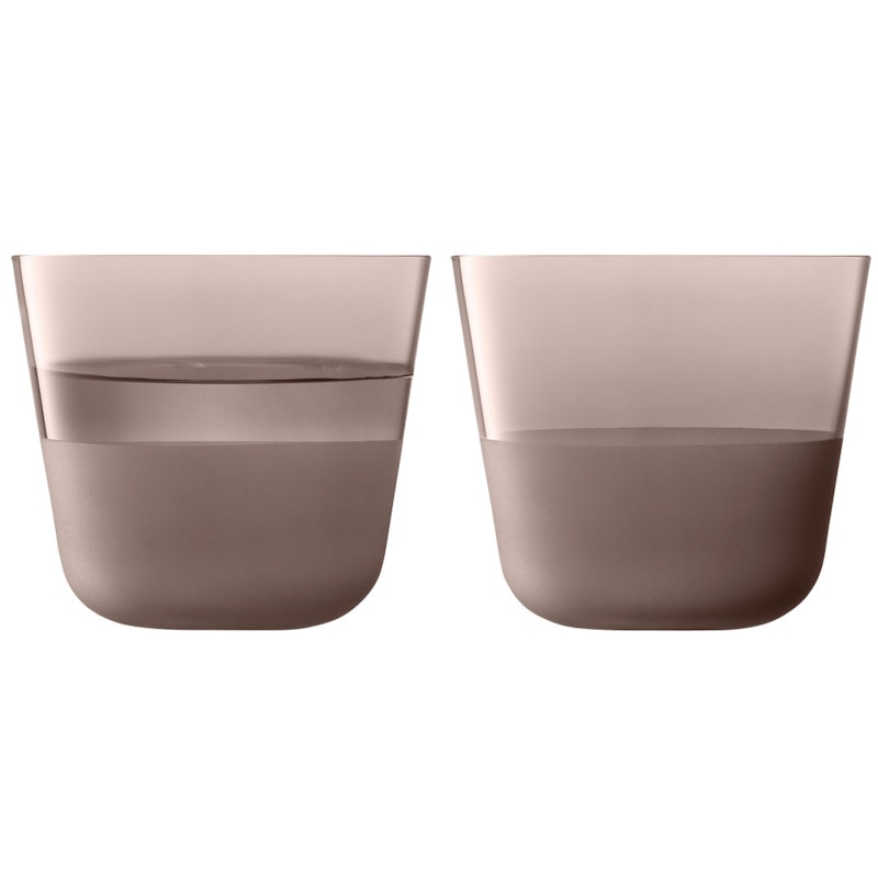Arc Contrast Drinksglas 26 cl 2-pak, Earth